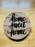 Custom Oak Coaster Set